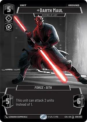 {SW-R}Darth Maul - Revenge at Last (2024 Convention Exclusive) (006/006) [2024 Convention Promo]