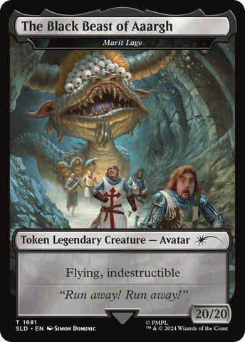 {C} The Black Beast of Aaargh - Marit Lage Token [Secret Lair Drop Series]