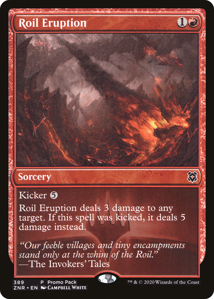 {C} Roil Eruption (Promo Pack) [Zendikar Rising Promos][PP ZNR 389]