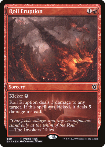 {C} Roil Eruption (Promo Pack) [Zendikar Rising Promos][PP ZNR 389]