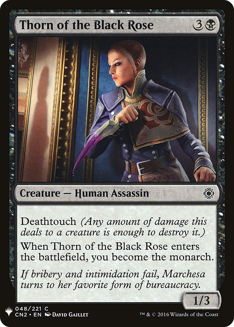 {C} Thorn of the Black Rose [Mystery Booster][LS CN2 048]
