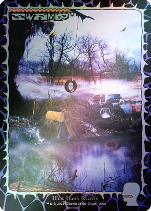 {B}[RBF SLD 1654] Swamp (1654) (Rainbow Foil) [Secret Lair Drop Series]