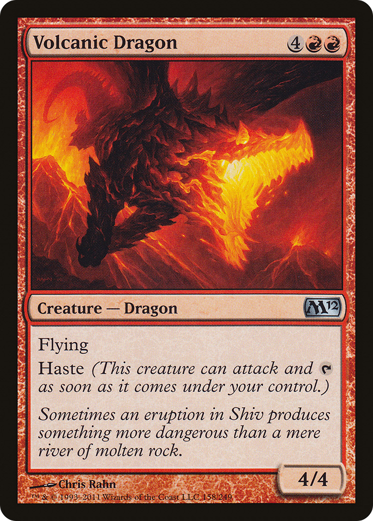 {C} Volcanic Dragon [Magic 2012][M12 158] - Misty Mountain Games