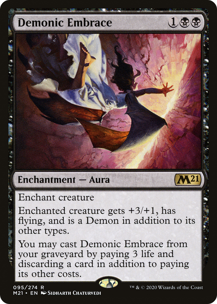 {R} Demonic Embrace [Core Set 2021][M21 095] - Misty Mountain Games