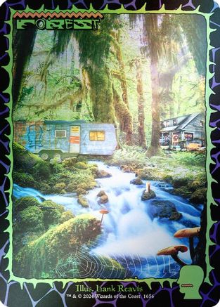 {B}[RBF SLD 1656] Forest (1656) (Rainbow Foil) [Secret Lair Drop Series]