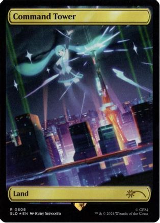 {R} Command Tower (0806) (Rainbow Foil) [Secret Lair Drop Series][RBF SLD 806]