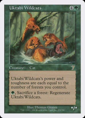 {R} Uktabi Wildcats [Seventh Edition][7ED 278]