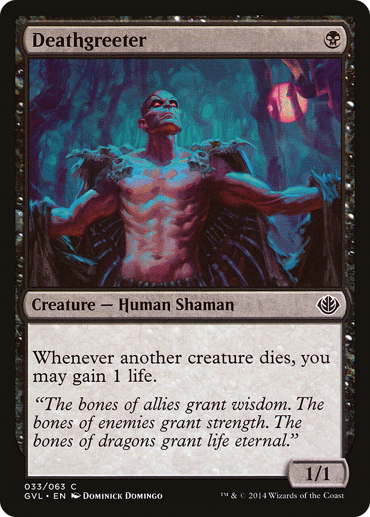 {C} Deathgreeter (Garruk vs. Liliana) [Duel Decks Anthology][GVL 033]