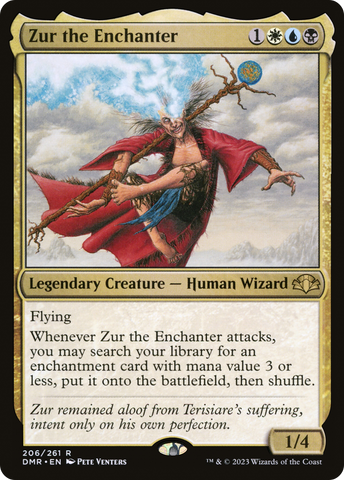 {R} Zur the Enchanter [Dominaria Remastered][DMR 206]