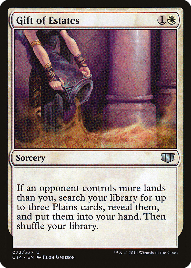 {C} Gift of Estates [Commander 2014][C14 073]