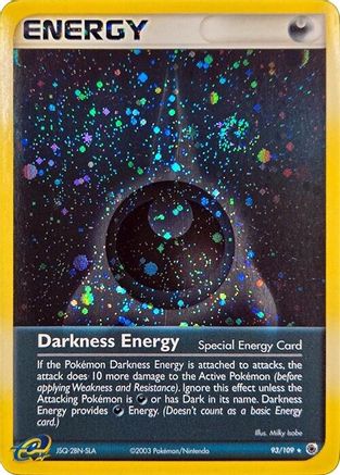 [PKM BE] Darkness Energy (Special) - 93/109 (Cosmos Holo) [League & Championship Cards]