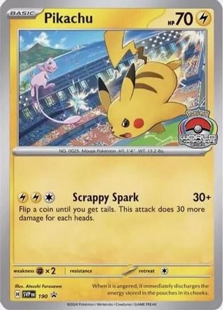 [PKM] Pikachu (190) [Scarlet & Violet: Black Star Promos]