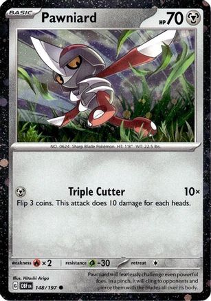 [PKM] Pawniard (148/197) (Cosmos Holo) [Miscellaneous Cards]