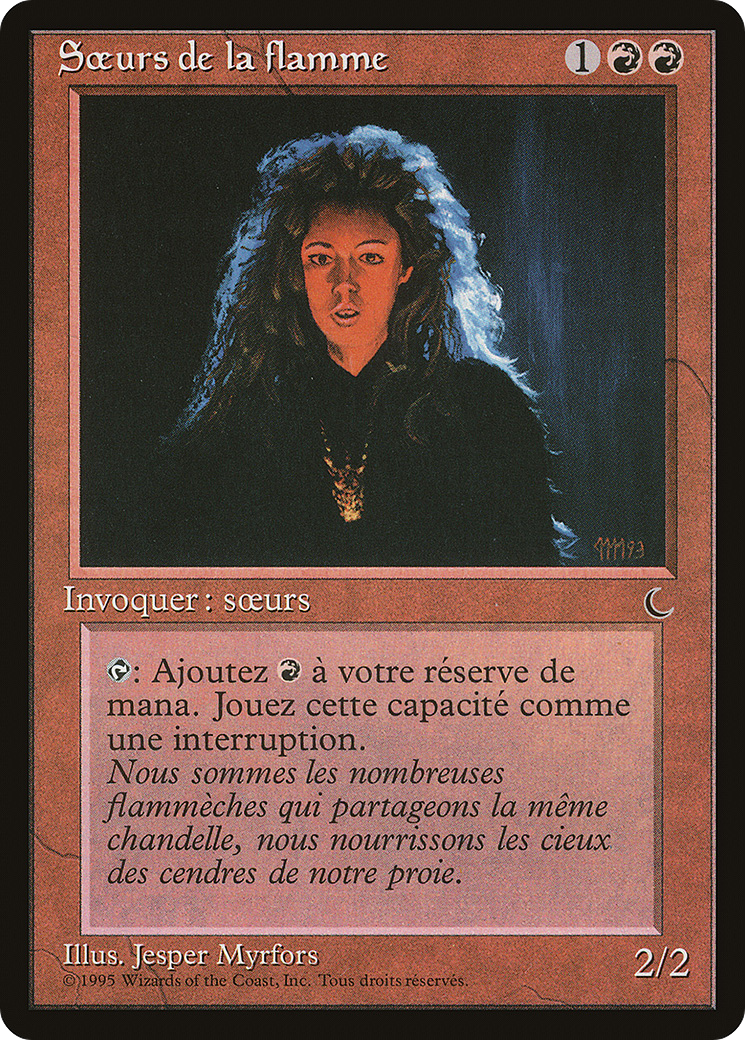 {C} Sisters of the Flame (French) - "Sceurs de la flamme" [Renaissance][REN 094]