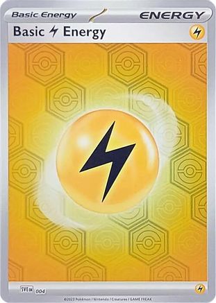[PKM BE] Basic Lightning Energy (004) [Scarlet & Violet: Shrouded Fable]