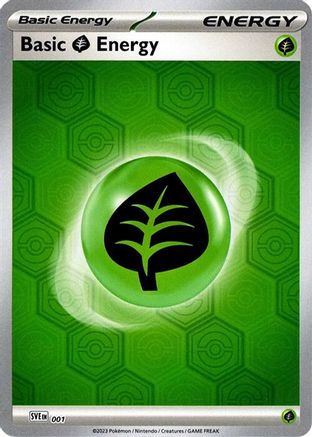 [PKM BE] Basic Grass Energy (001) [Scarlet & Violet: Shrouded Fable]