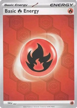[PKM BE] Basic Fire Energy (002) [Scarlet & Violet: Shrouded Fable]