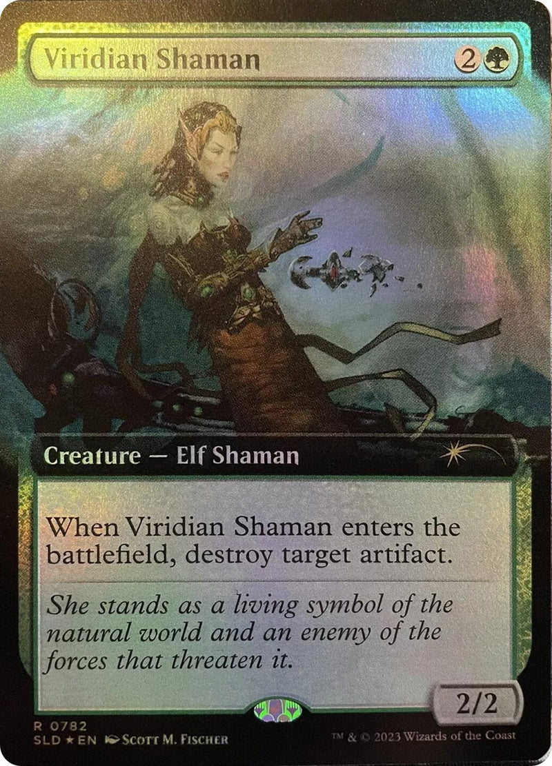 {R} Viridian Shaman (Extended Art) [Secret Lair Drop Series][SLD 782]