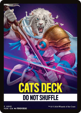 {T} Cats Deck Theme Card [Foundations][TFDN 001]