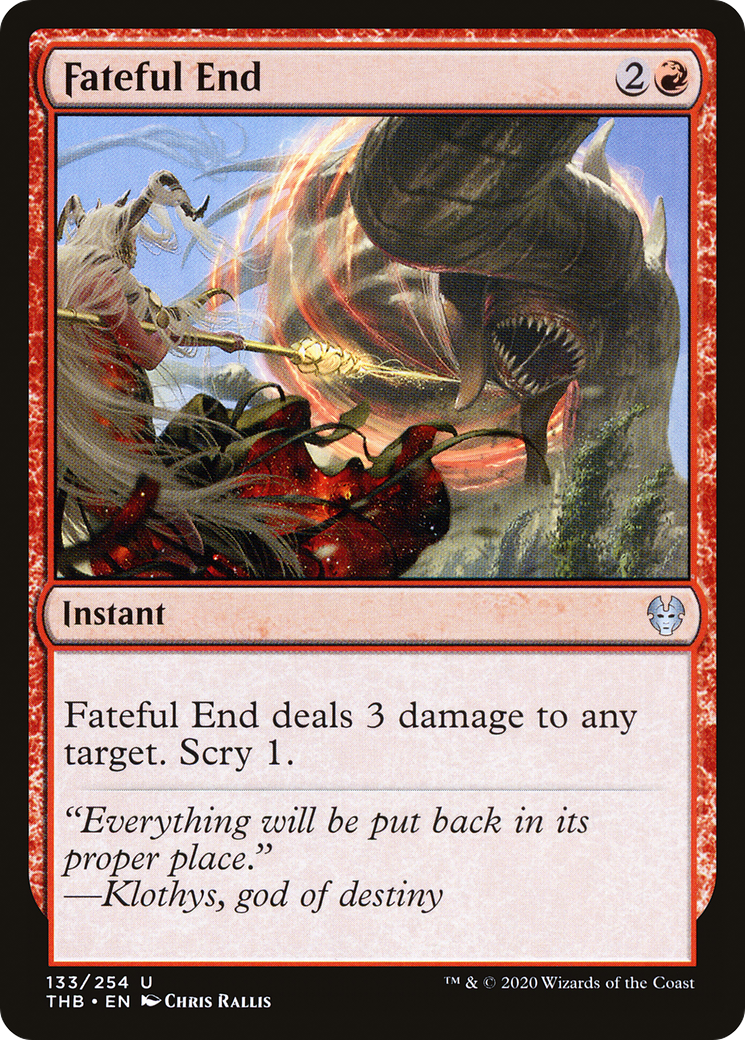 {C} Fateful End [Theros Beyond Death][THB 133]