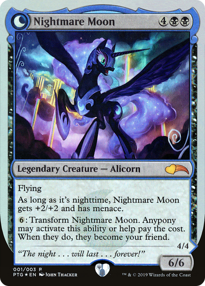 {R} Nightmare Moon // Princess Luna [Ponies: The Galloping][PA PTG 001] - Misty Mountain Games