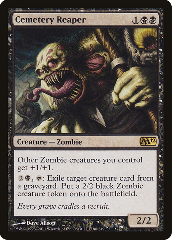 {R} Cemetery Reaper [Magic 2012][M12 086]