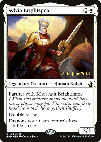 {R} Sylvia Brightspear [Battlebond Prerelease Promos][PR BBD 010]
