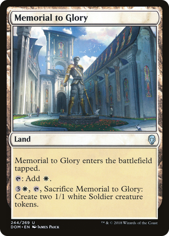 {C} Memorial to Glory [Dominaria][DOM 244]