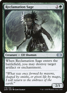 {C} Reclamation Sage [Double Masters][2XM 178]