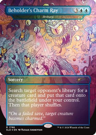 {R} Beholder's Charm Ray - Bribery (Rainbow Foil) [Secret Lair Drop Series][RBF SLD 1786]