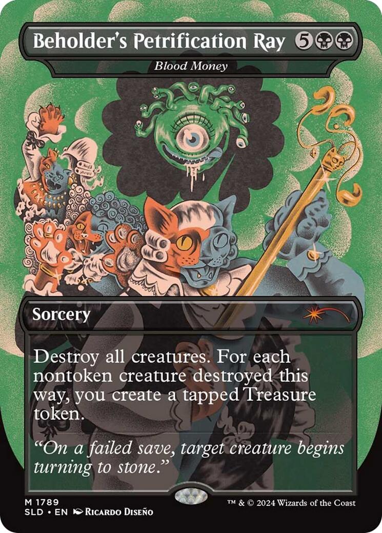 {R} Beholder's Petrification Ray - Blood Money [Secret Lair Drop Series][SLD 1789]