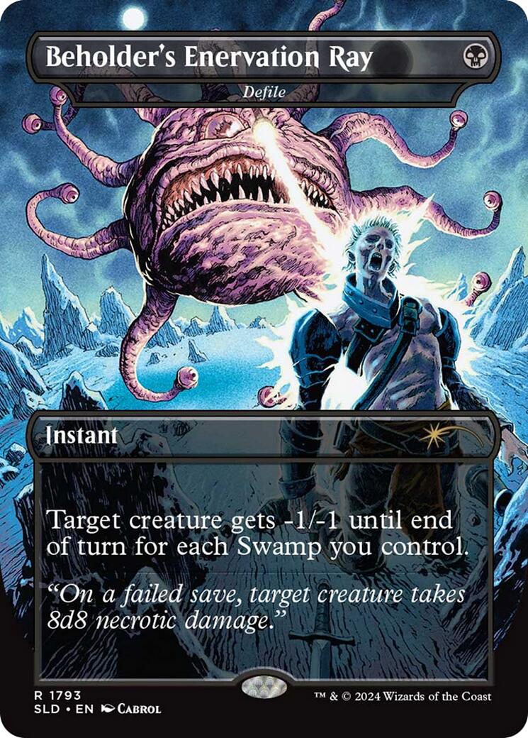 {R} Beholder's Enervation Ray - Defile [Secret Lair Drop Series][SLD 1793]