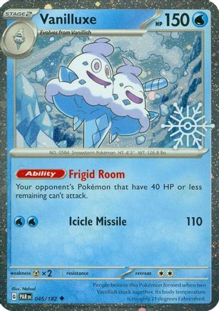 [PKM] Vanilluxe (045/182) (Holiday Calendar) [Miscellaneous Cards]