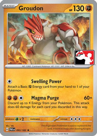 [PKM] Groudon (093/182) [Prize Pack Series Five]