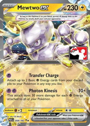 [PKM] Mewtwo ex (058/182) [Prize Pack Series Five]