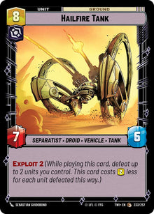 {SW-C}Hailfire Tank (233/257) [Twilight of the Republic]