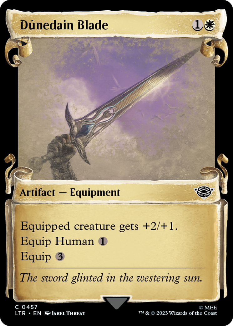 {C} Dunedain Blade [The Lord of the Rings: Tales of Middle-Earth Showcase Scrolls][LTR 457]