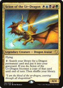 {R} Scion of the Ur-Dragon [Commander 2017][C17 192] - Misty Mountain Games