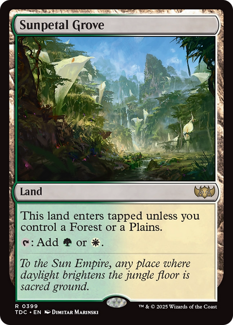 {R} Sunpetal Grove [Tarkir: Dragonstorm Commander][TDC 399]