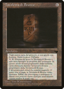 {C} Bronze Tablet (Italian) - "Tavoletta di Bronzo" [Rinascimento][RIN 106]