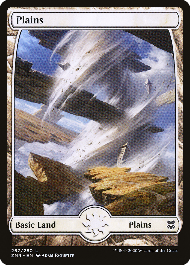 {B}[ZNR 267] Plains (267) [Zendikar Rising]