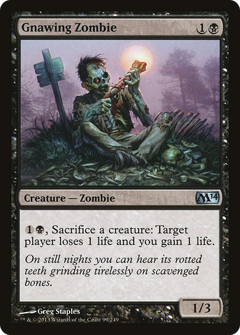 {C} Gnawing Zombie [Magic 2014][M14 099]