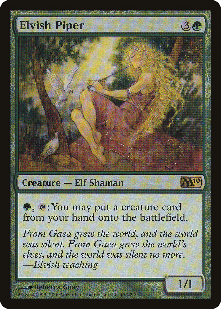 {R} Elvish Piper [Magic 2010][M10 177]