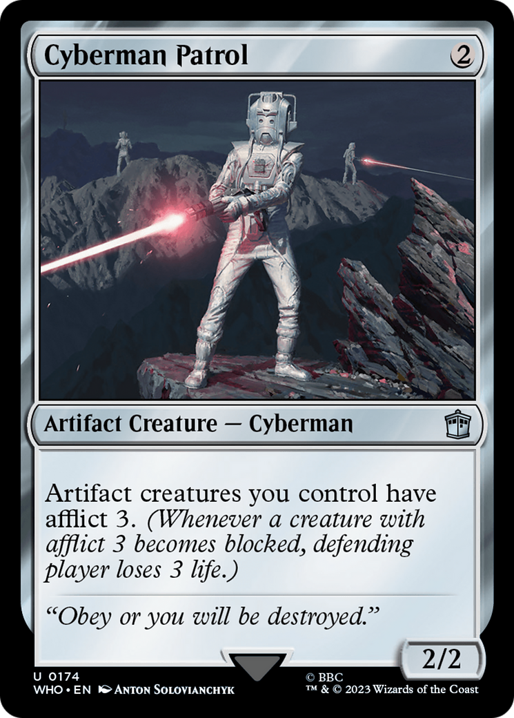 {C} Cyberman Patrol [Doctor Who][WHO 174]