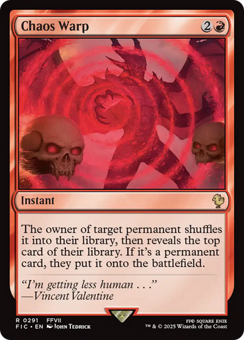 {R} Chaos Warp [FINAL FANTASY Commander][FIC 291]