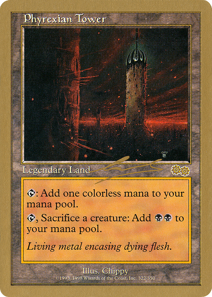{R} Phyrexian Tower (Nicolas Labarre) [World Championship Decks 2000][GB WC00 NL322]