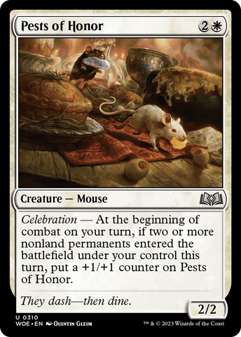 {@C} Pests of Honor [Wilds of Eldraine][WOE 310]
