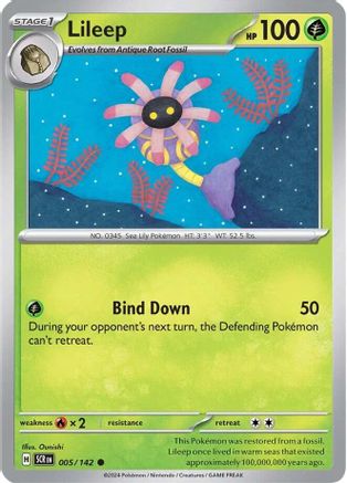 [PKM] Lileep (005/142) [Scarlet & Violet: Stellar Crown]