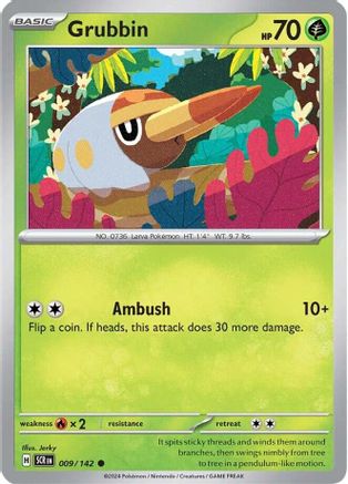 [PKM] Grubbin (009/142) [Scarlet & Violet: Stellar Crown]