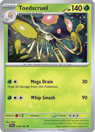 [PKM] Toedscruel (018/142) [Scarlet & Violet: Stellar Crown]